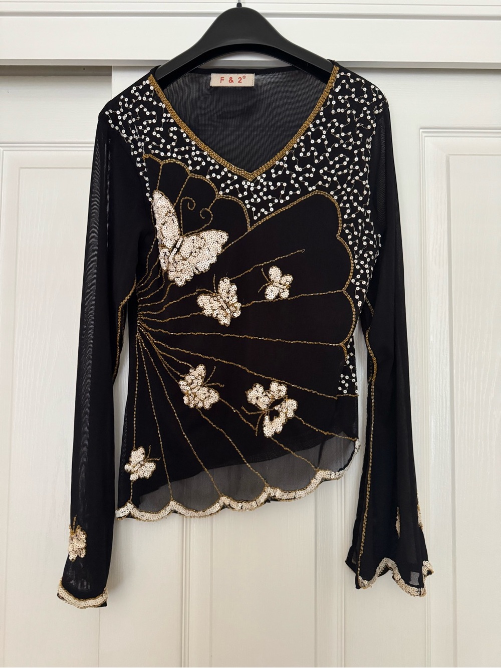 Y2K butterfly top